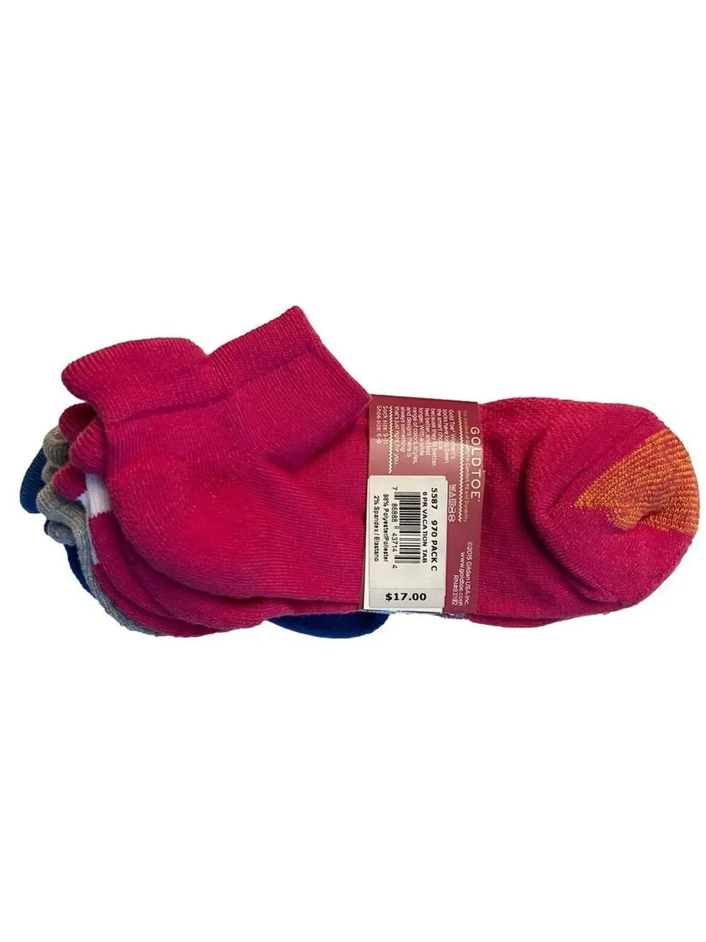 Gold toe 6 Pairs of Women’s Socks Size 9 to 11 NWT